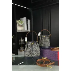 TB Women Drawstring Bucket Bag HandBag