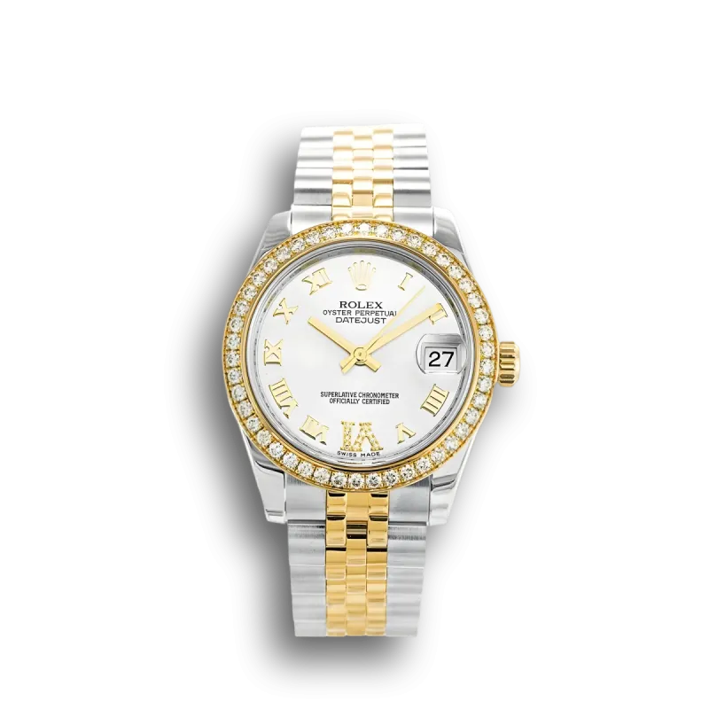 Datejust Diamond Lady Women Rhinestone Luxury Watch 178383