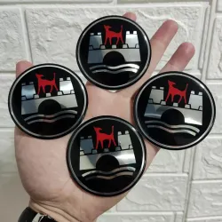 4x 65MM WOLFSBURG EDITION Car Wheel Center Hub Cap Badge Emblem Decal Sticker
